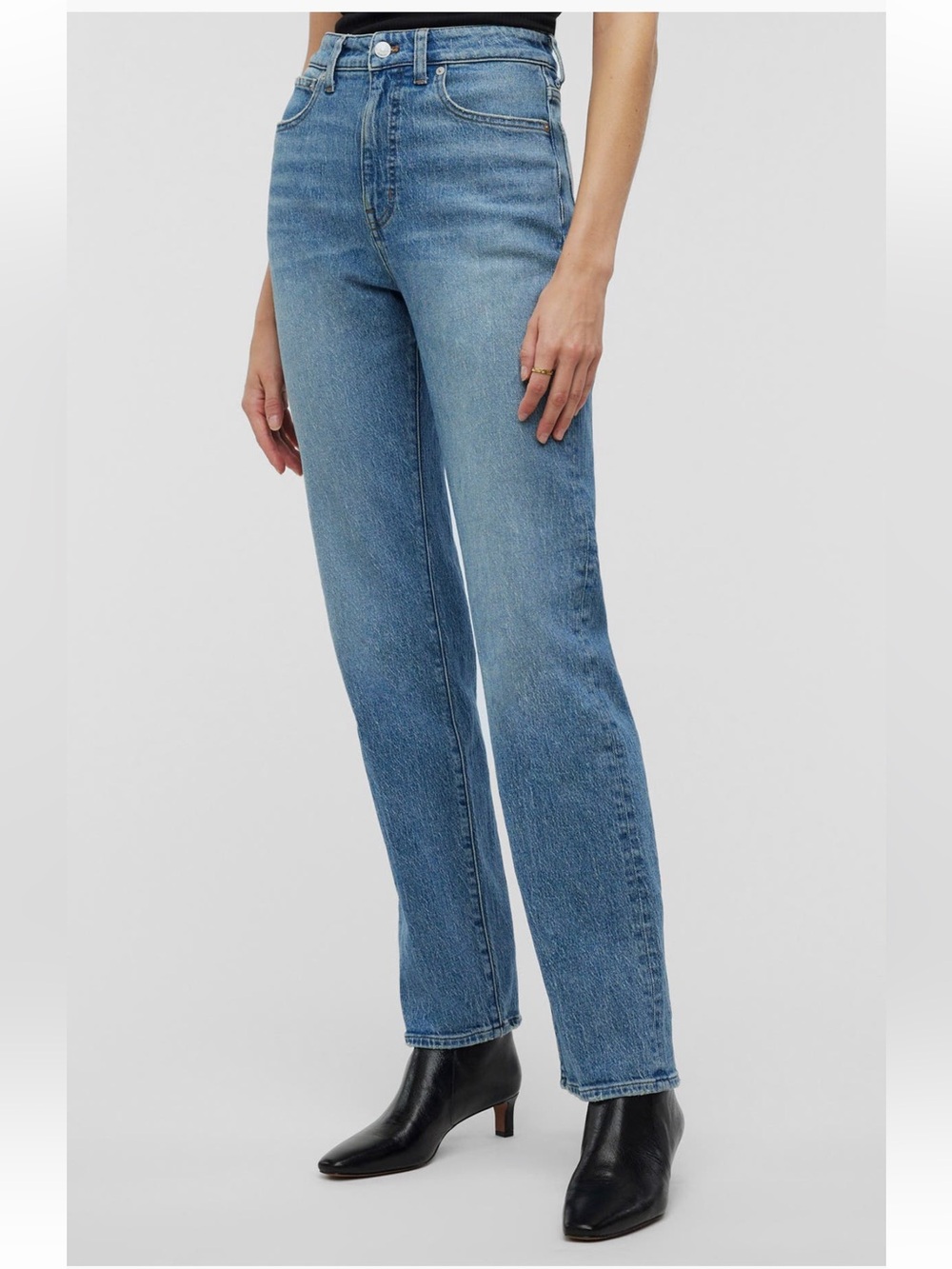 Madewell curvy 90’s straight jeans